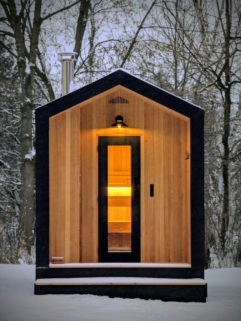 Model 1 outdoor sauna handcrafted in Ottawa